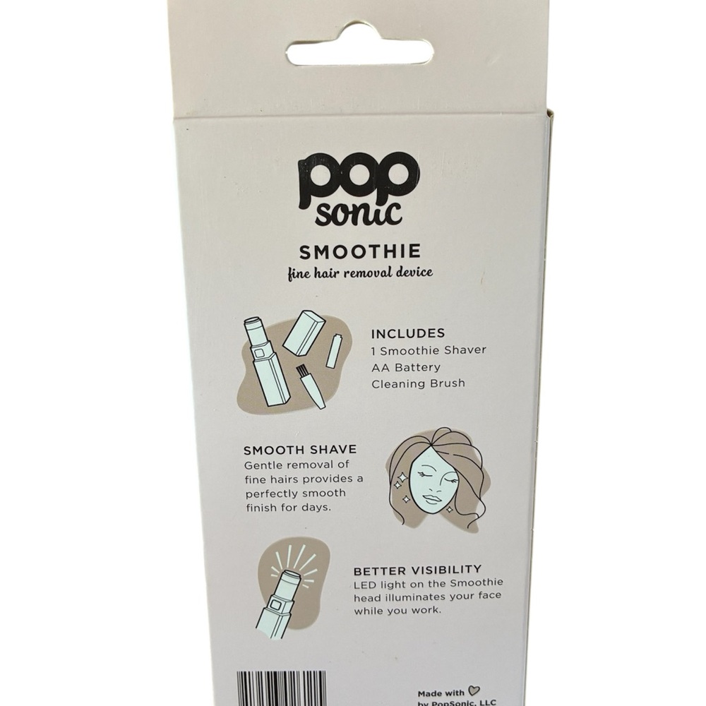 Pop Sonic Smoothie Hair Remover - Elegant Cream Design - Picture 2 of 2
